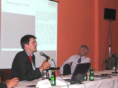 Gerald Knaus and John Bradley giving their presentation at the ESPIG seminar